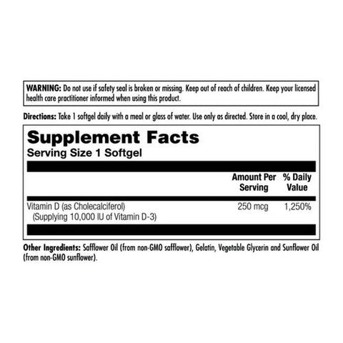 Kal, Ultra D-3, 250 Mcg, 90 Softgels Kal