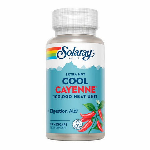 Solaray, Cool Cayenne Extra Hot, 90 Caps