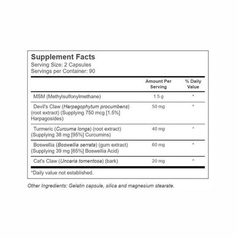 Solaray, MSM, 750 mg, 180 Caps