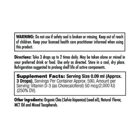 Kal, Vitamin D3 Dropins Natural Blueberry, 1.8 Oz Kal