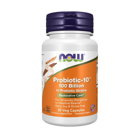Now Foods, Probiotic-10, 100 Billion, 30 Vcaps