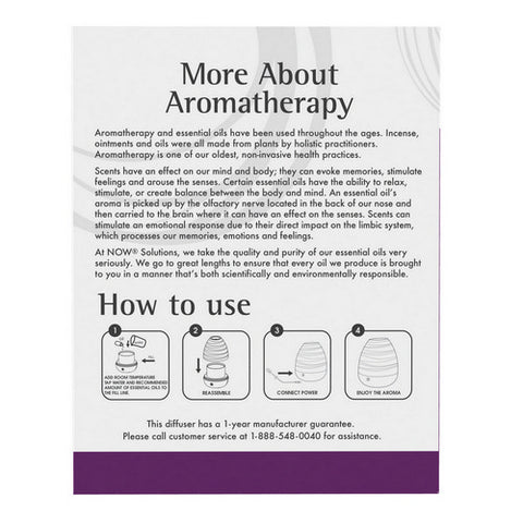 Now Foods, Ultrasonic USB Diffuser, 1 Count