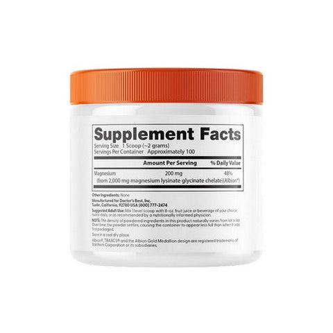 Doctors Best, High Absorption Magnesium Powder, 200 Mg, 7.1 Oz Doctors Best