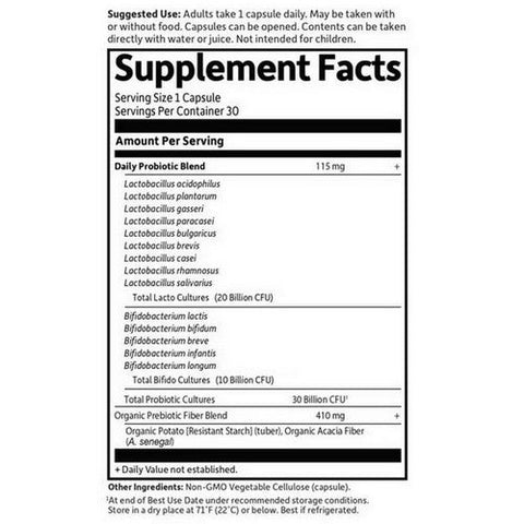 Garden of Life, Dr. Formulated Probiotics Once Daily, 30 Caps Garden of Life