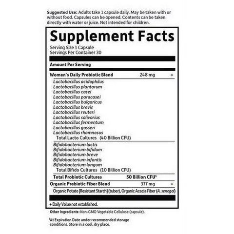 Garden of Life, Dr. Formulated Probiotics Once Daily Women's, 50 Billion, 30 Veg Caps Garden of Life