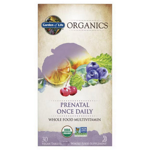 Garden of Life, Prenatal Once Daily, 30 Tabs