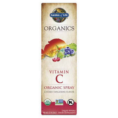 Garden of Life, Vitamin C Organic Spray, Cherry-Tangerine 2 fl oz