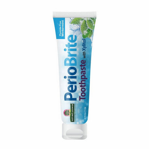 Nature's Answer, PerioBrite Toothpaste with Xylitol Flouride-Free Wintermint, 4 Oz Nature's Answer