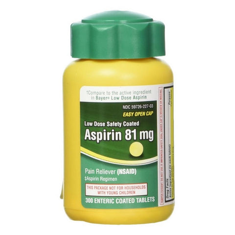 Life Extension, Low Dose Aspirin, 81 mg, 300 Tabs