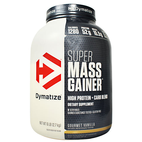 Dymatize, Super Mass Gainer, Vanilla 6 lbs