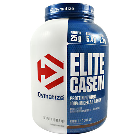 Dymatize, Elite Casein, Chocolate 4 lbs