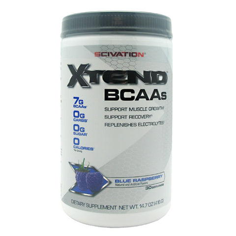 Scivation, XTEND, Blue Raspberry 30 serving / 14.70 oz