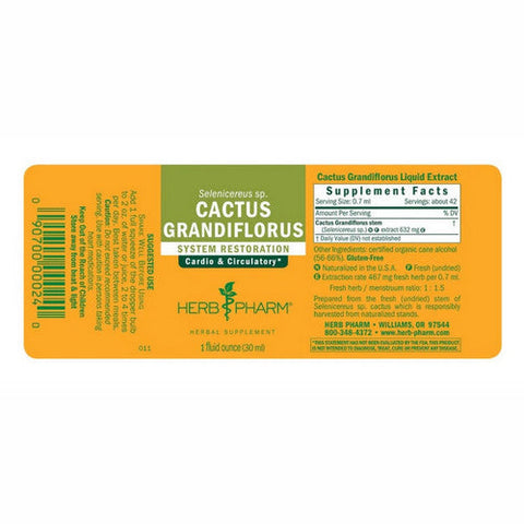 Herb Pharm, Cactus Grandiflorus, 1 Oz Herb Pharm