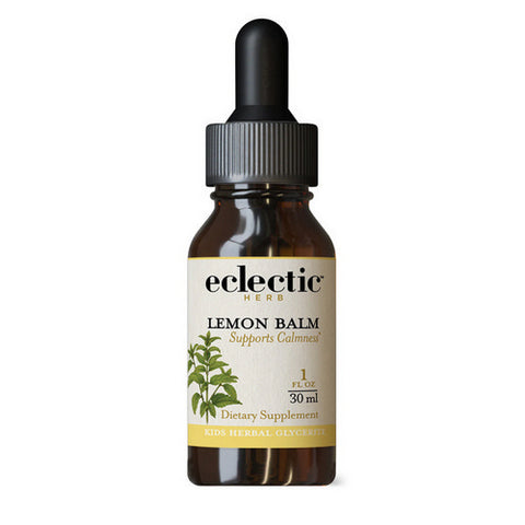 Eclectic Herb, Kid's Lemon Balm, Lemon Flavor 1 Oz Alcohol free