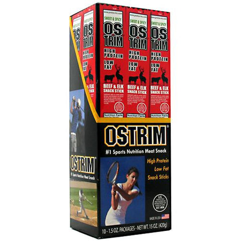 Ostrim Natural, BEEF/ELK STICK, Sweet & Spicy 10 / 1.5 oz