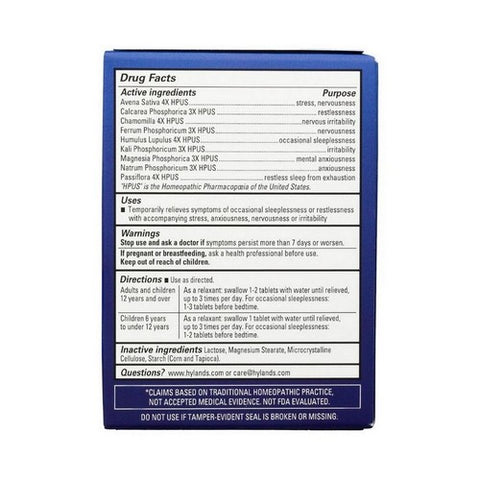 Hylands, Sleep Aid, Calms Forte, 100 Tab