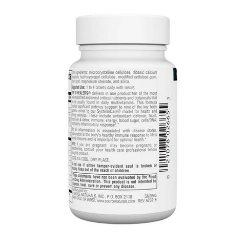 Source Naturals, Top 10 Healers, 30 Tab