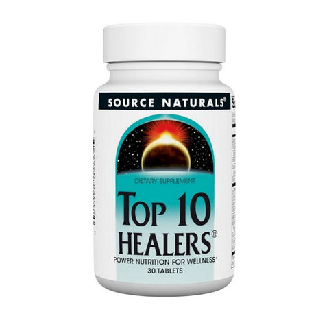 Source Naturals, Top 10 Healers, 30 Tab