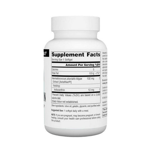 Source Naturals, Astaxanthin, 12 mg, 90 Softgel Source Naturals