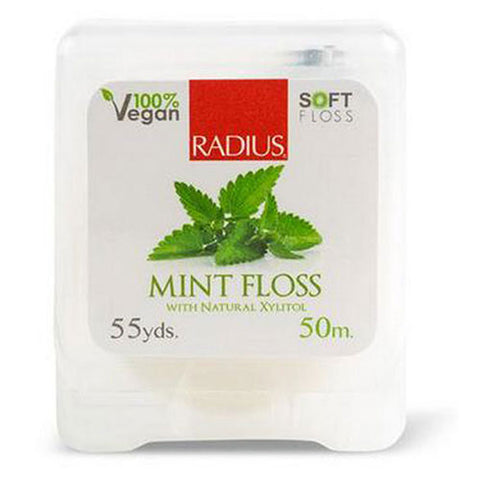 Radius Toothbrushes, Floss 55Yrds, Peppermint 1Each (Case of 6)