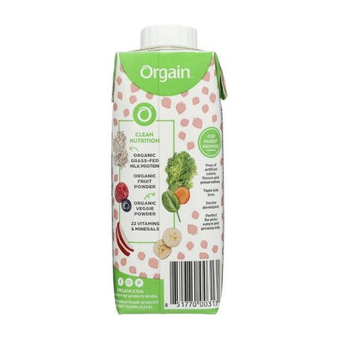 Orgain, Shake Healthy Kid, Strawberry 8.25OZ(case of 12)