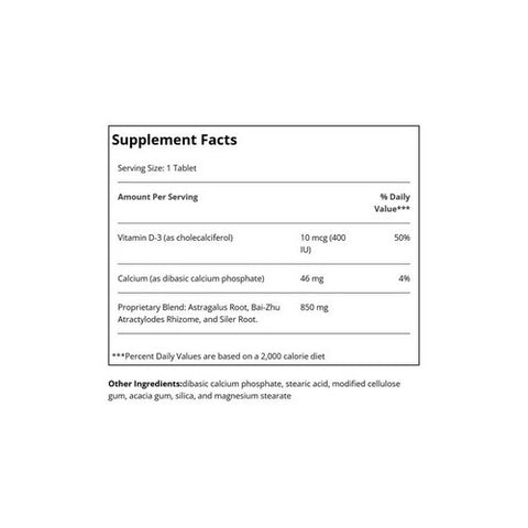 Planetary Herbals, Astragalus Jade Screen, 100 Tabs