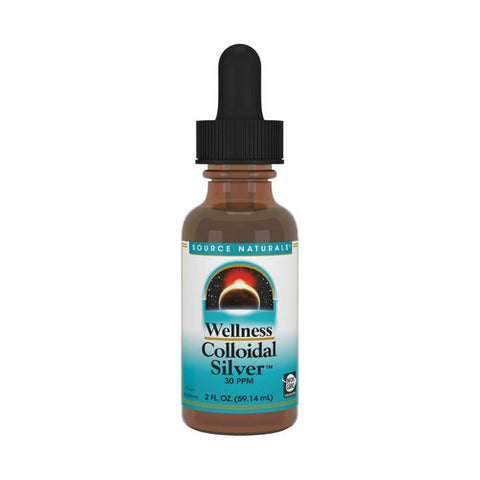 Source Naturals, Wellness Colloidal Silver Liquid, 30 Ppm, 2 Oz