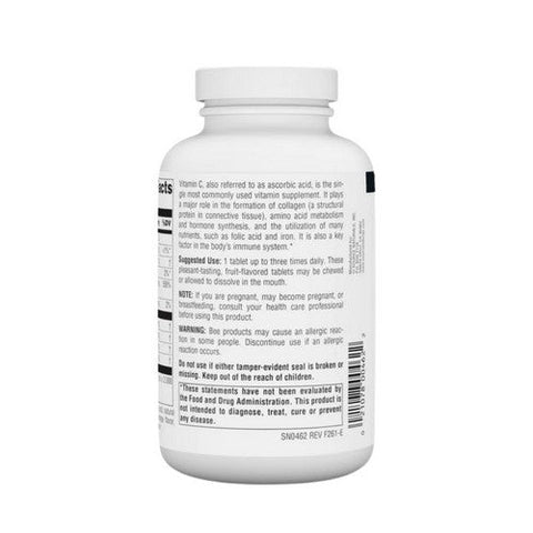 Source Naturals, Chewable C Acerola Cherry, 500 mg, 100 Tabs Source Naturals