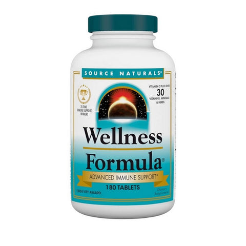 Source Naturals, Wellness Formula Tablets, 180 Tabs