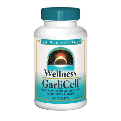 Source Naturals, Wellness GarliCell, 6,000 mcg Allicin, 90 Tabs