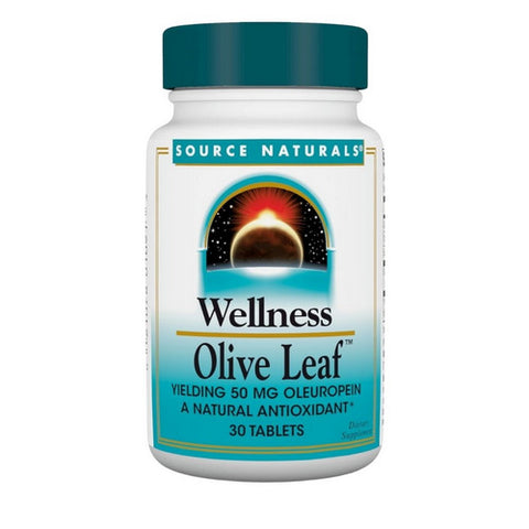 Source Naturals, Wellness Olive Leaf, 30 Tabs