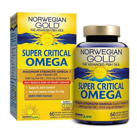 Renew Life, Norwegian Gold Super Critical Omega, 30 Fish Softgels