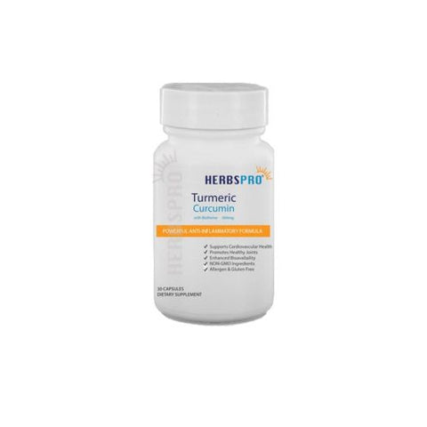 HerbsproBrand, Turmeric Curcumin, 30 Caps