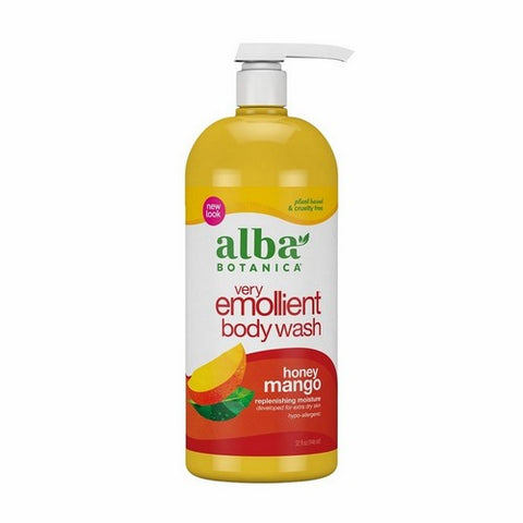 Alba Botanica, Body Bath Honey Mango, 32 FL Oz