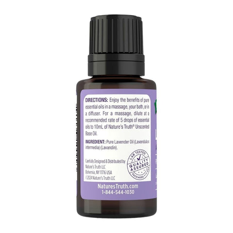 Nature's Truth, Pure Essential Oil Lavender, 0.5 Oz Nature's Truth