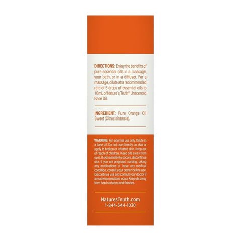 Nature's Truth, Pure Essential Oil Orange Sweet, 0.51 Oz Nature's Truth