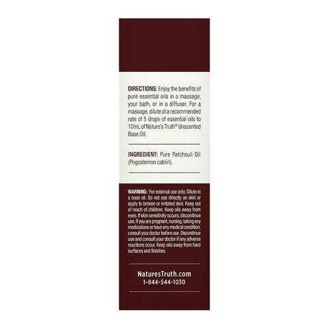 Nature's Truth, Essential Oil Patchouli Dark, 0.51 Oz Nature's Truth