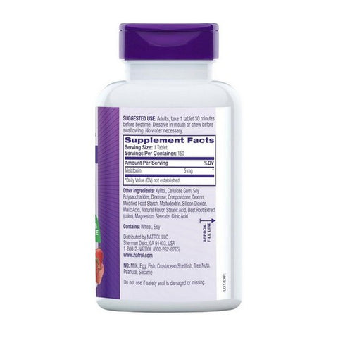 Natrol, Fast Dissolve Melatonin, 5 mg, 150 Count