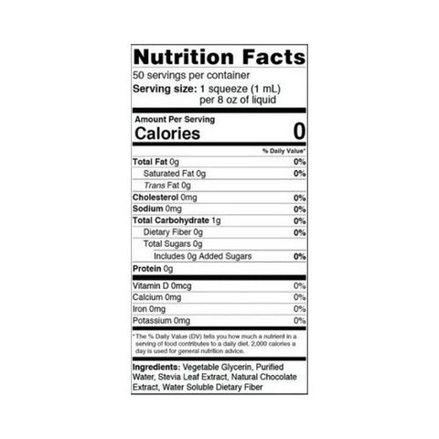 Sweetleaf Stevia, SweetLeaf Sweet Drops, Chocolate 1.7 Oz