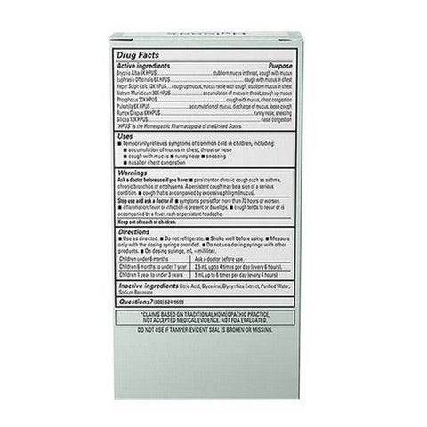 Hylands, Baby Mucus & Cold Relief, 4 Oz Hylands
