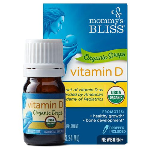 Mommys bliss, Organic Vitamin D Drops, .11 Oz
