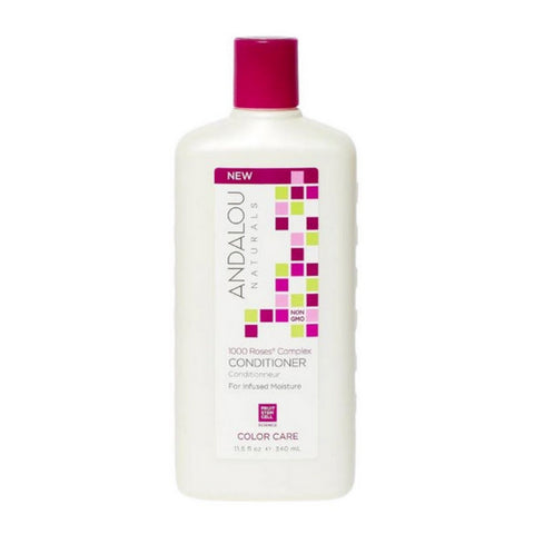 Andalou Naturals, 1000 Roses Complex Color Care Conditioner, 11.5 Oz