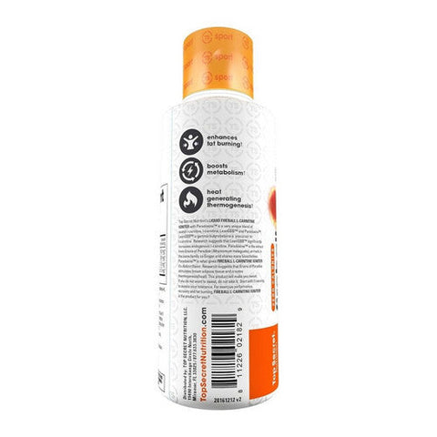 Top Secret Nutrition, Fireball L-Carnitine Igniter, Cherry 16 Oz Top Secret Nutrition