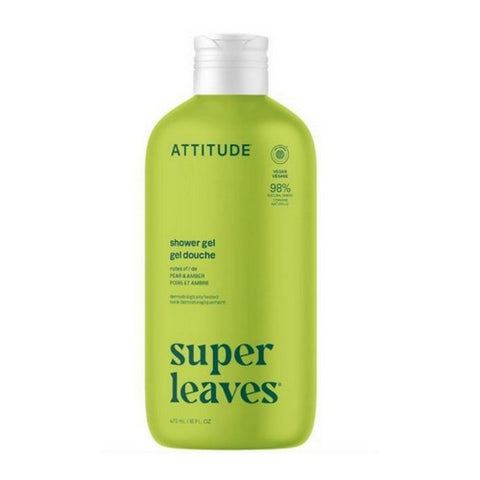 Attitude, Natural Shower Gel, Nourishing 16 Oz