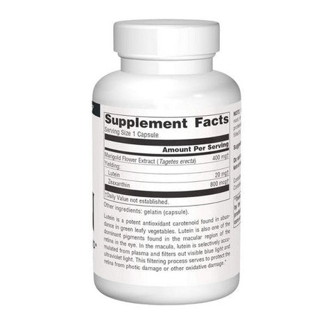 Source Naturals, Lutein With Floraglo, 20 mg, 120 Caps Source Naturals
