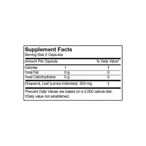 Arizona, Chaparral, 500 mg, 90 Caps Arizona