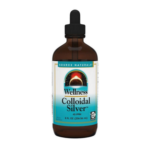 Source Naturals, Wellness Colloidal Silver, 45 PPM, 8 Oz