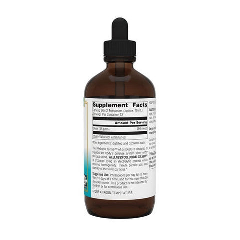 Source Naturals, Wellness Colloidal Silver, 45 PPM, 8 Oz Source Naturals