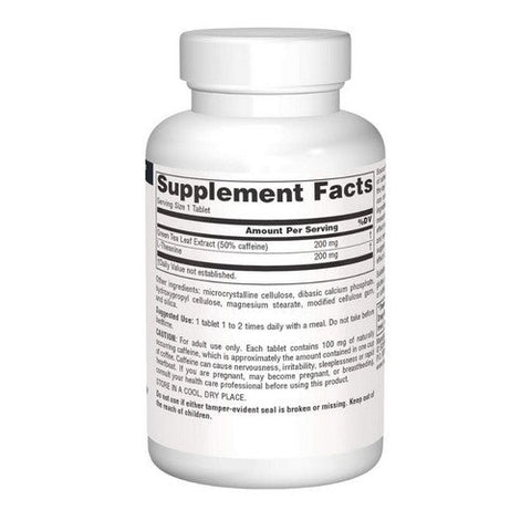 Source Naturals, Caffeine+ L-Theanine, 60 Tabs Source Naturals