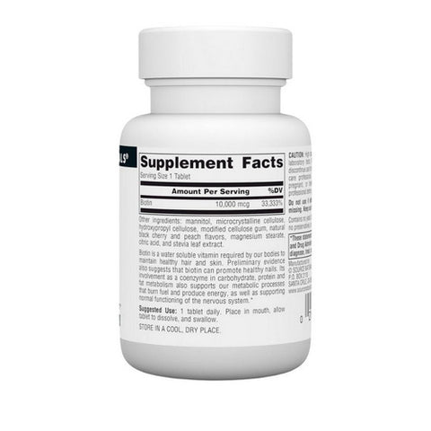 Source Naturals, Biotin, 10 000 mg, 120 Tabs